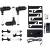 Nanlite 3-Axle Background Support Elevator Kit - zestaw zdalnych osi na rozwijane tło_2